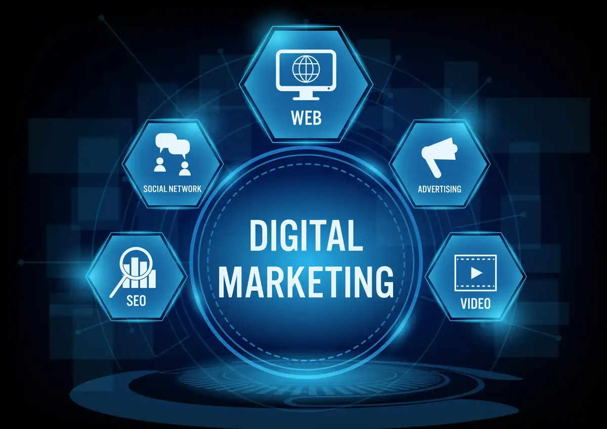 Digital strategy image showing campaign planning and analytics